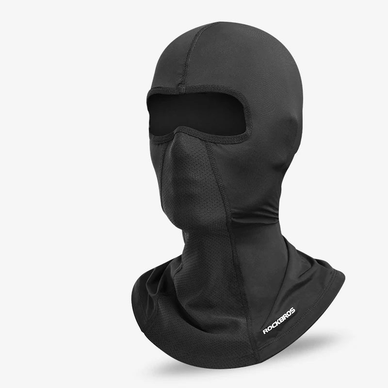 ROCKBROS Bike Mask Full Face Mask Summer Breathable Sun UV Protection Balaclava Glasses Hole Quick-Drying Tactical Balaclava