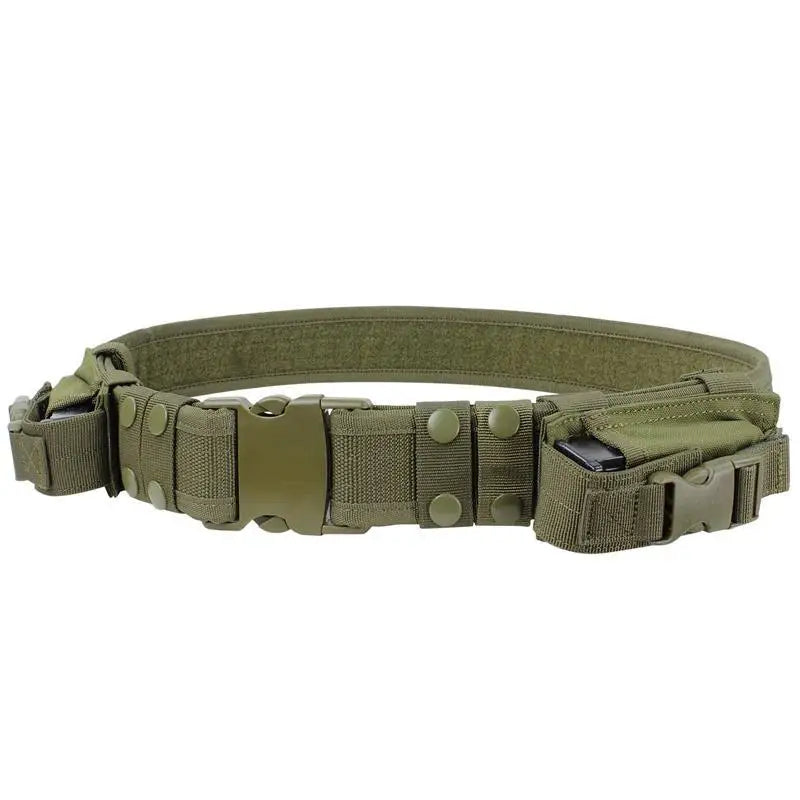 Hunting Equipment System Tactical Men Belt Waist Support Security Combat Duty Utility Belt with Magazine Pouches