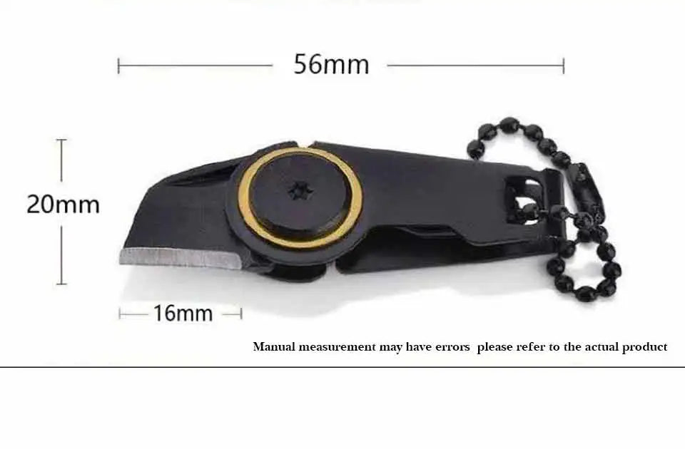 EDC Gear Mini Knife Blade Outdoor Camping Survival Open Box Knife Pack Open Peeler Peeler Folding Pocket Tool Box Opener Package