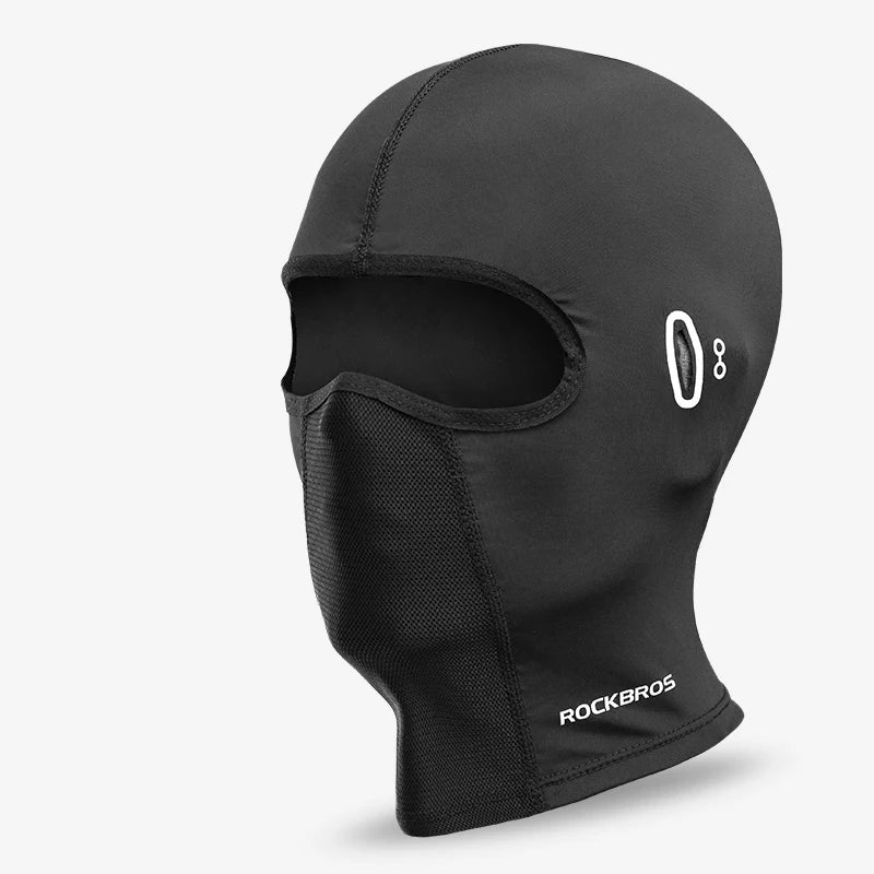 ROCKBROS Bike Mask Full Face Mask Summer Breathable Sun UV Protection Balaclava Glasses Hole Quick-Drying Tactical Balaclava