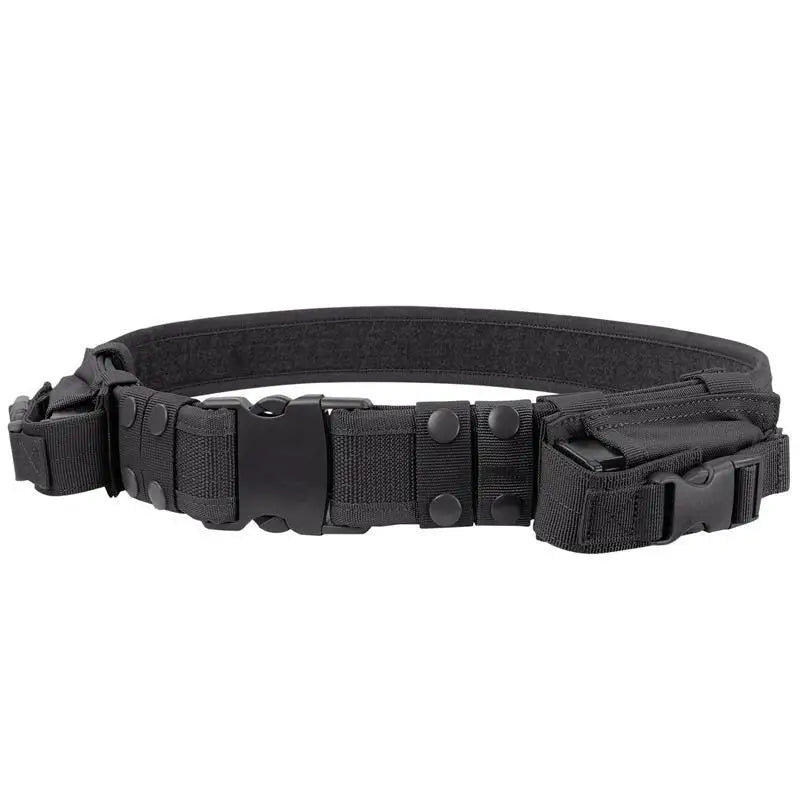 Hunting Equipment System Tactical Men Belt Waist Support Security Combat Duty Utility Belt with Magazine Pouches