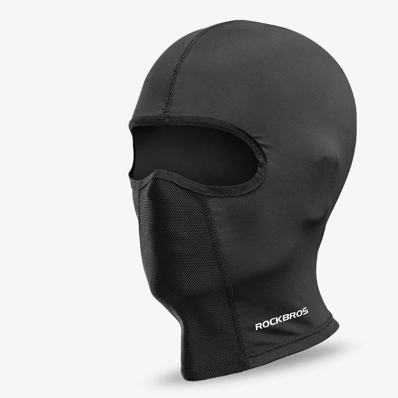 ROCKBROS Bike Mask Full Face Mask Summer Breathable Sun UV Protection Balaclava Glasses Hole Quick-Drying Tactical Balaclava