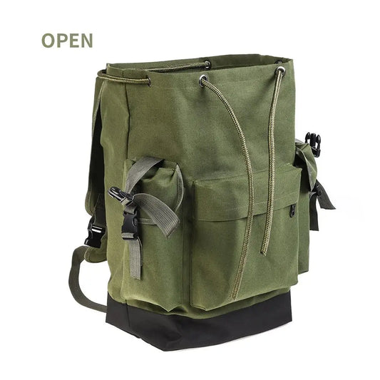 70L Army Green Fishing Gear Bag Large Capacity Outdoor Backpack For Camping Hunting Climbing Bags Tool Waterproof Durable Pack