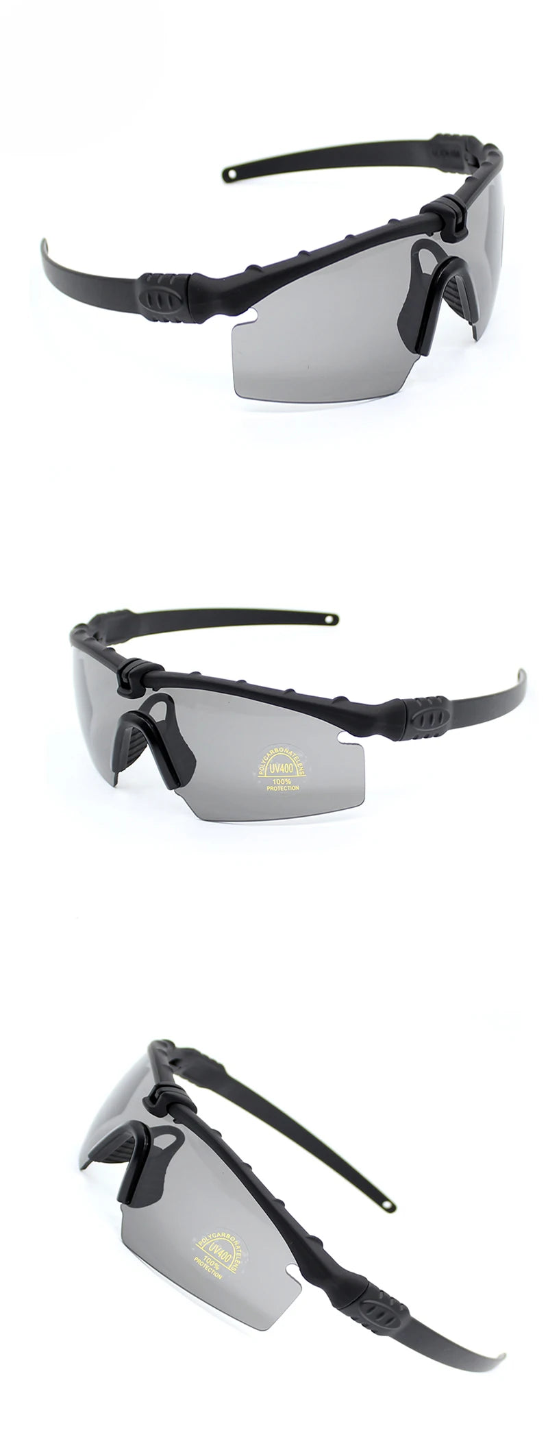 Outdoor UV400 sports sunglasses military tactical glasses military hunting polarized goggles air gun shooting goggles