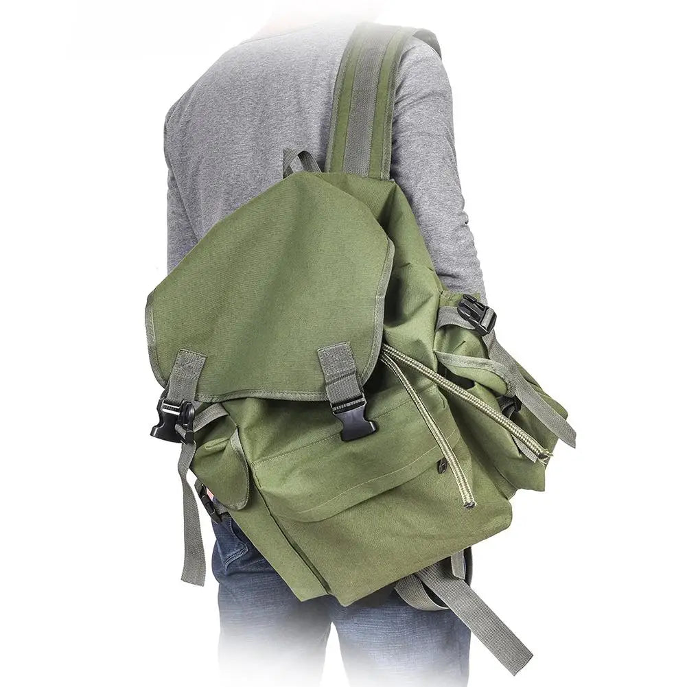 70L Army Green Fishing Gear Bag Large Capacity Outdoor Backpack For Camping Hunting Climbing Bags Tool Waterproof Durable Pack