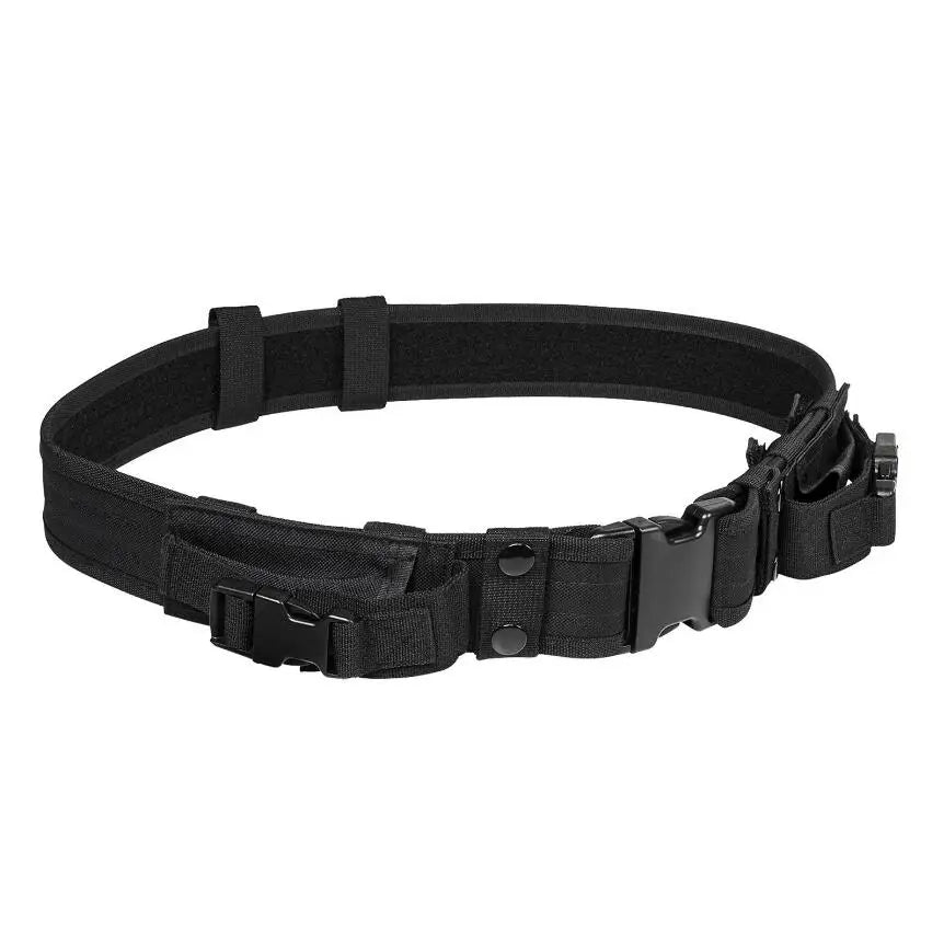 Hunting Equipment System Tactical Men Belt Waist Support Security Combat Duty Utility Belt with Magazine Pouches