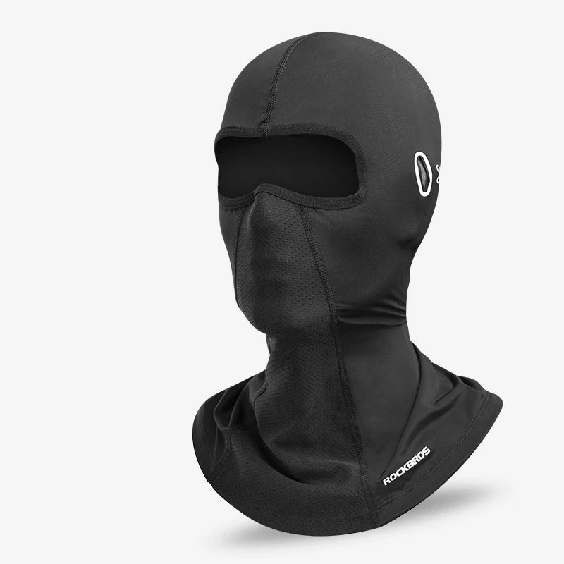 ROCKBROS Bike Mask Full Face Mask Summer Breathable Sun UV Protection Balaclava Glasses Hole Quick-Drying Tactical Balaclava