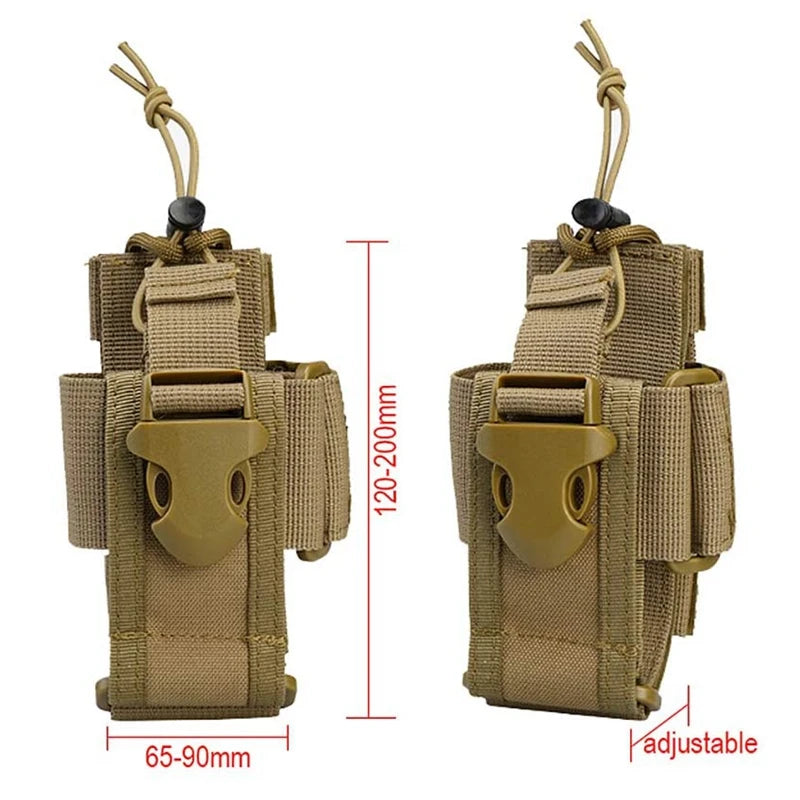 Polymer Radio Holster Molle Walkie Talkie Holder Tactical Duty Belt Radio Case Two Way Radio Pouch for Motorola APX 6000 MTS2000