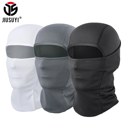 Breathable Balaclava Full Face Mask Summer Outdoor Tactical Hood Cap Hunting Fishing Beanies Helmet Liner Windproof Head Cover