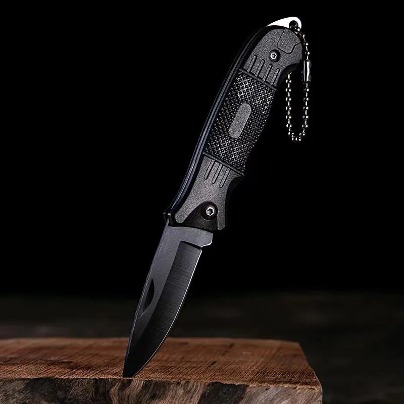 Outdoor stainless steel small knife camping survival folding knife high hardness portable key knife multifunctional knife