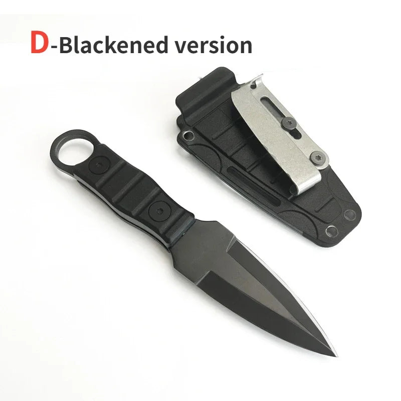 2024 products: Outdoor small straight knife, high hardness survival knife, camping EDC portable,utility knife +K sheath