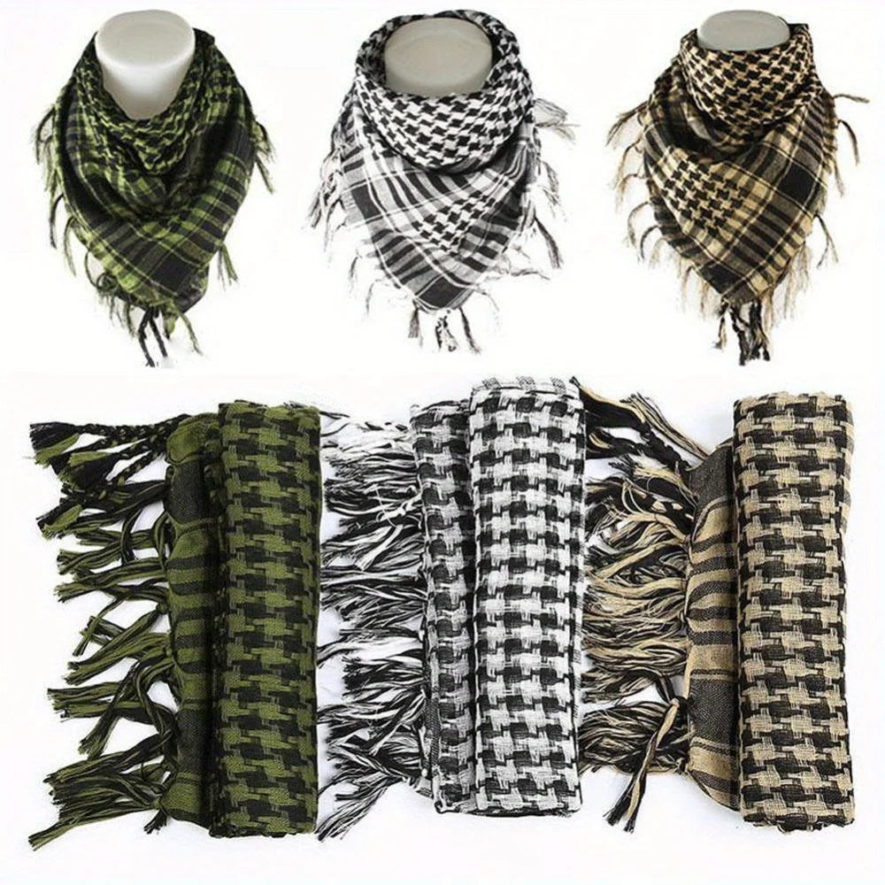 Military Tactical Desert Headscarf, Head Neck Scarves Wrap for Men and Women