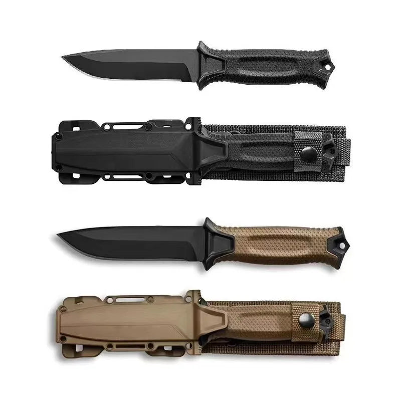 Fashion Stainless Steel Outdoor Survival Knife Portable Camping Pocket Knife Military Tactical Knives for Self Defense Hiking