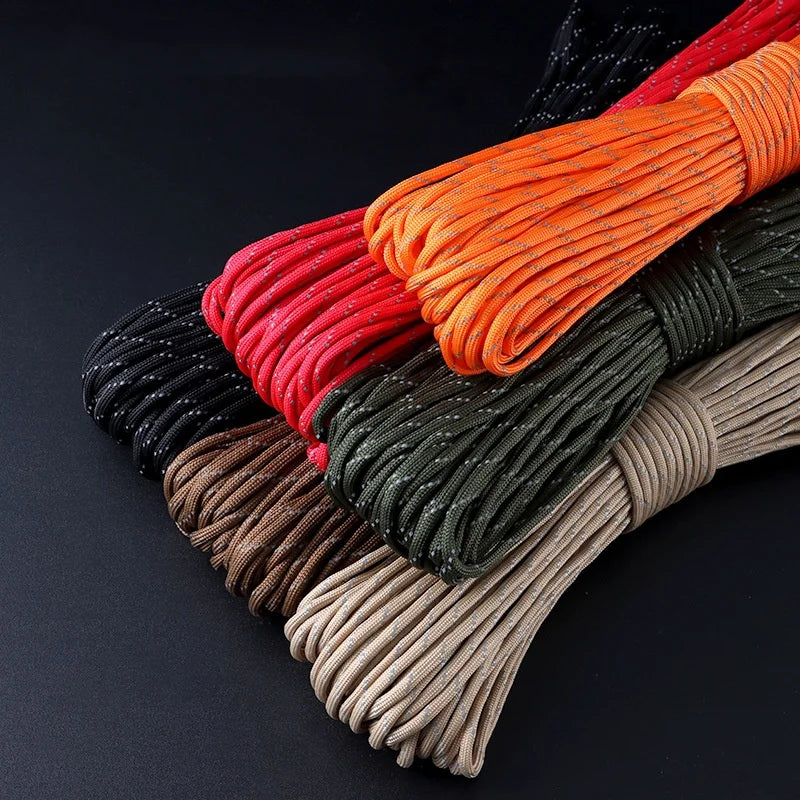 TRS Tactical Reflective Paracord 550lbs for camping and outdoors