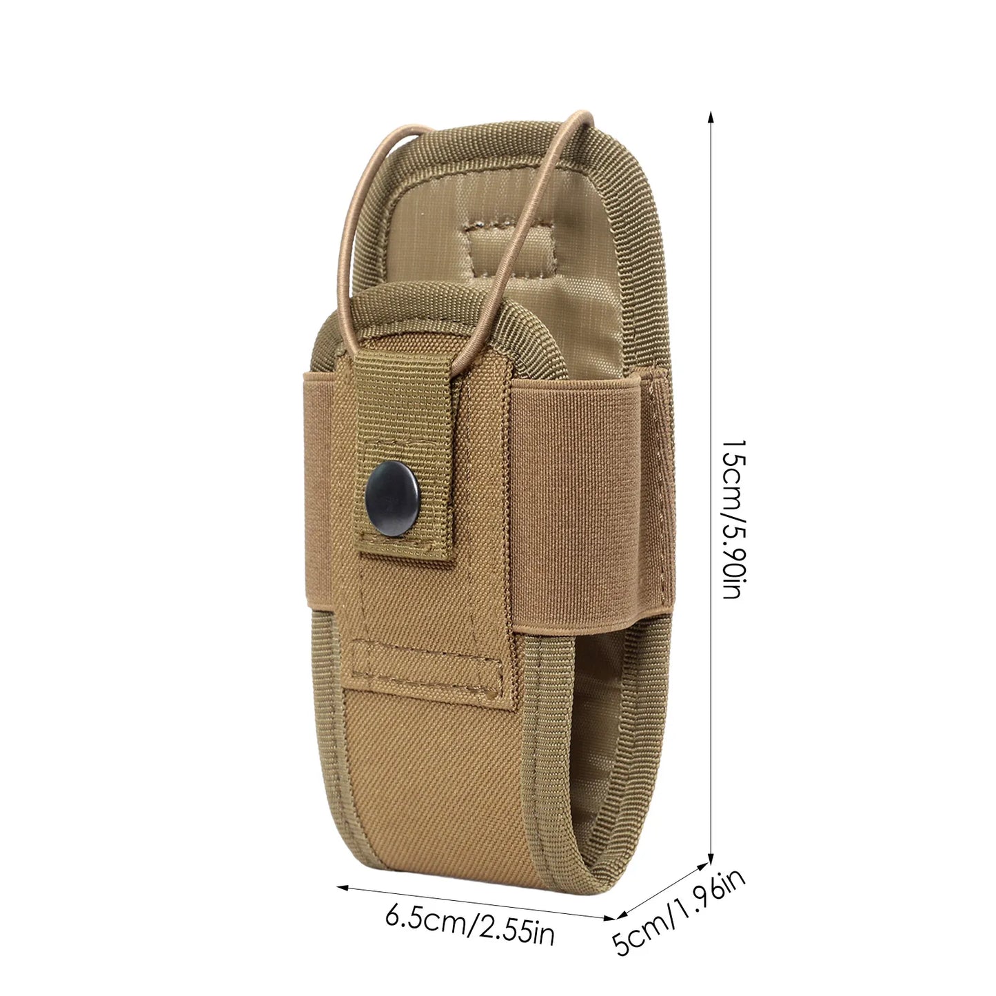 Camouflage Walkie Talkie Bag Radio Holder Case Belt Pouch Molle Radio Holster Pouch Heavy Duty Radios Pouch Bag