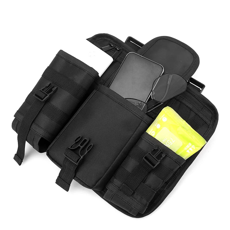 CCRXRQ Hip-hop Streetwear Men Chest Bags 2024 New Fashion Unisex Tactical Vest Backpacks Multi-function Sport Travel Chest Pack