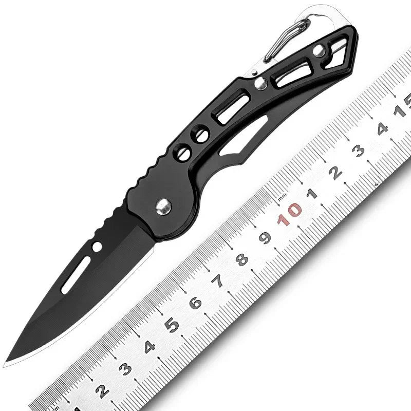 Folding Pocket Knife Stainless Steel Survival Hunting Camping Fishing Portable Fruit Carrying Key Outdoor Tools To Send Ropes