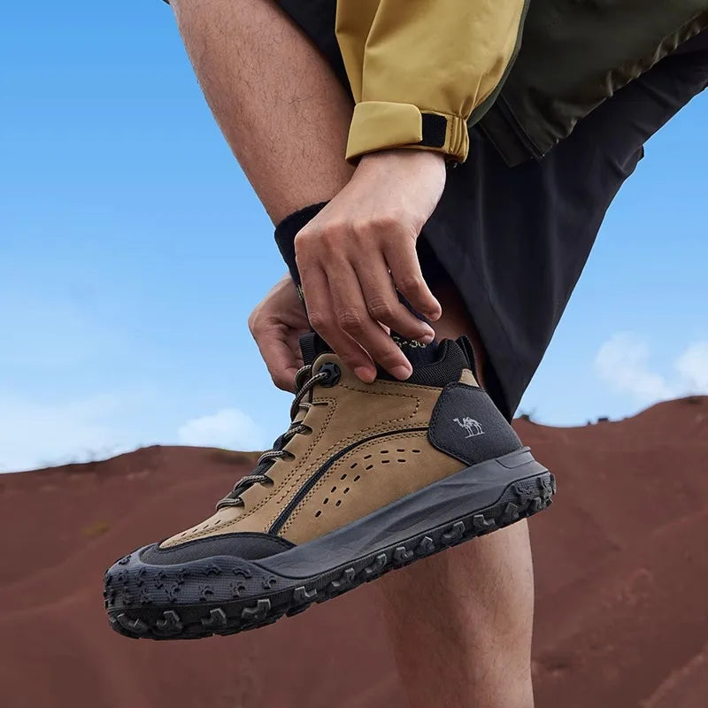 GOLDEN CAMEL Work Shoes Waterproof Outdoor Men's