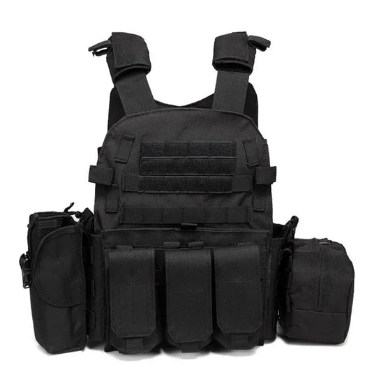 Plate Carrier Tactical Vest Hunting Plate Carrier With Pouch Molle Vest