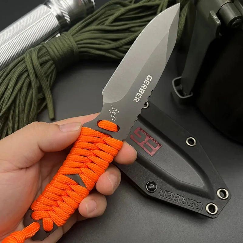 Camping High-Hardness Tactical Knife, Sharp Cutting Knife, Outdoor Multi-purpose Knife