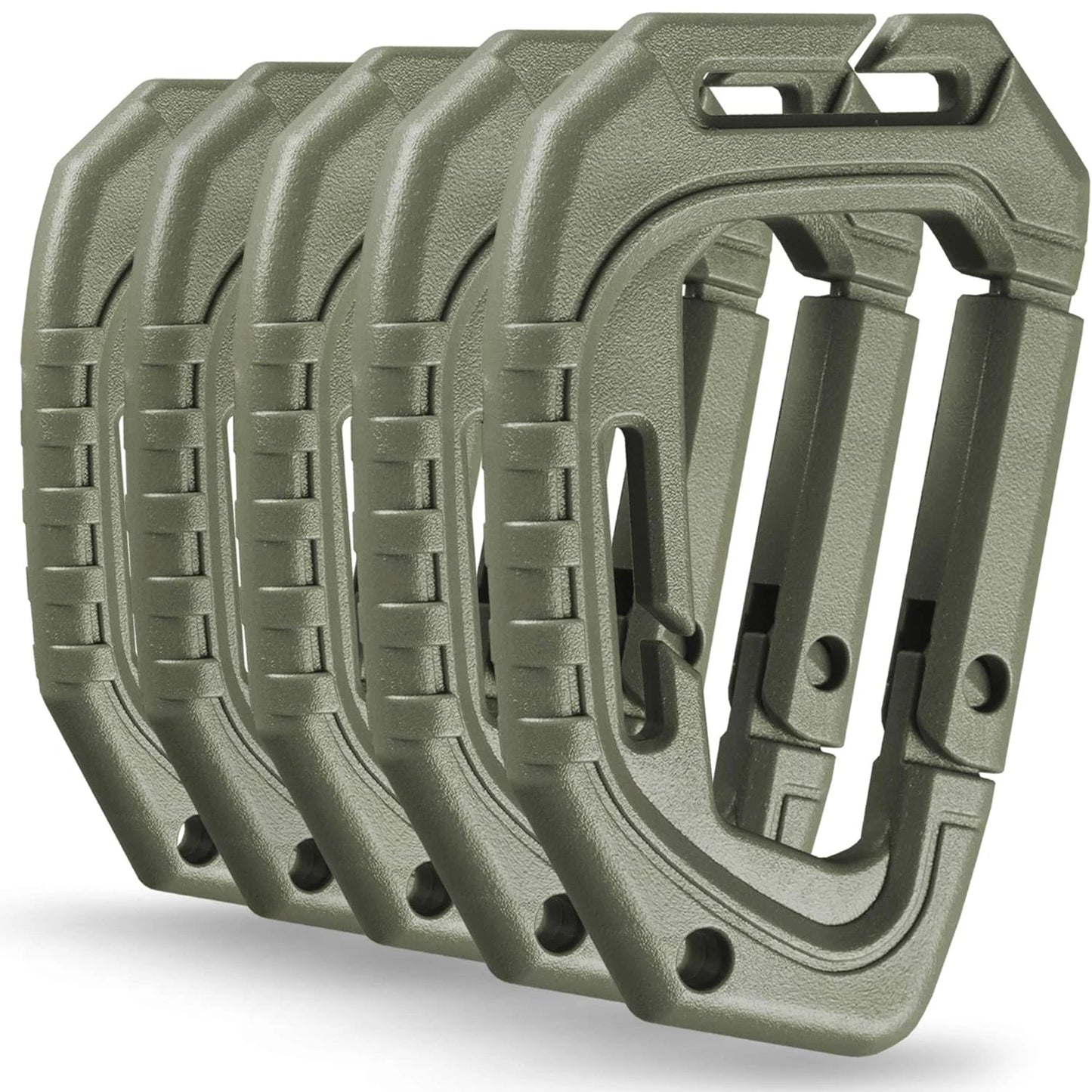 5Pcs Plastic Tactical Carabiners