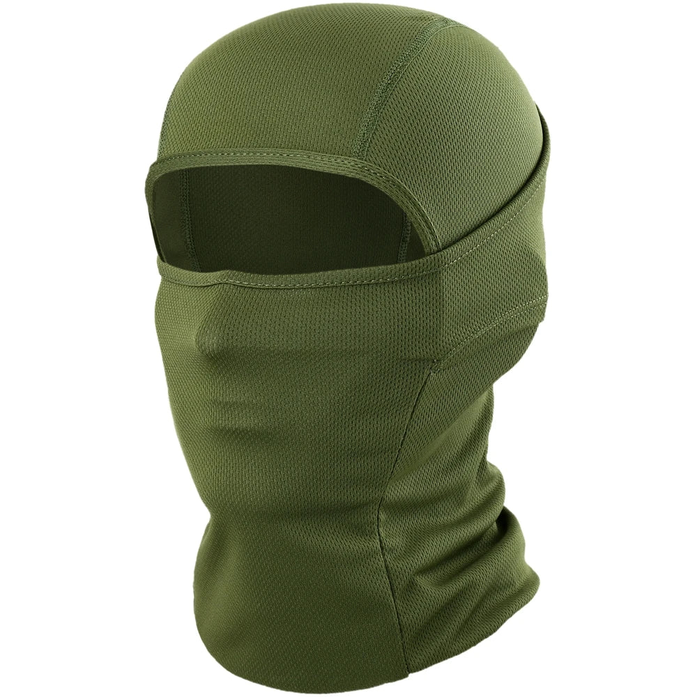 Breathable Balaclava Full Face Mask Summer Outdoor Tactical Hood Cap Hunting Fishing Beanies Helmet Liner Windproof Head Cover