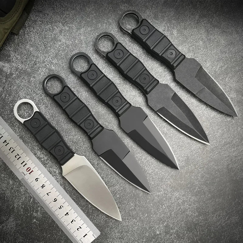 2024 products: Outdoor small straight knife, high hardness survival knife, camping EDC portable,utility knife +K sheath