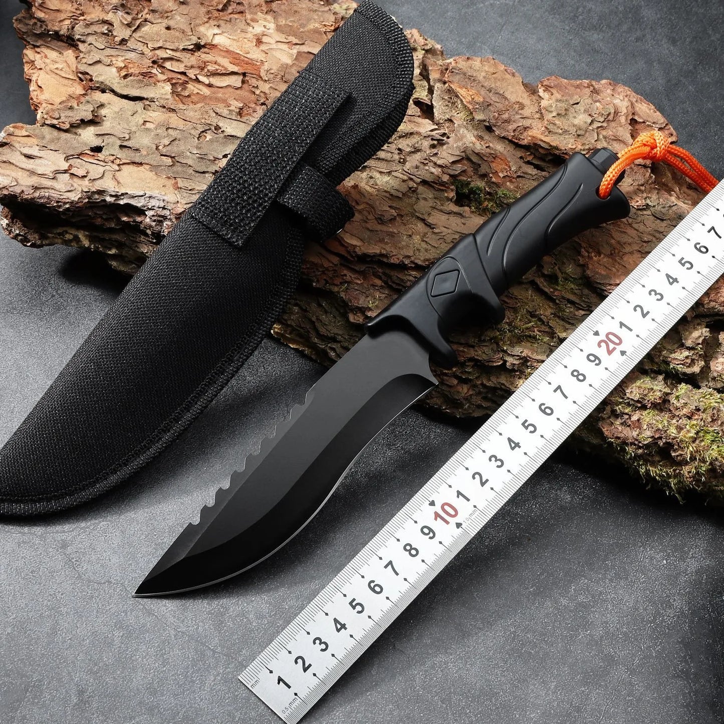 Outdoor Knife Straight Knife Defense Carry Mini Knife Field Portable Meat Eater Knife Camping Fishing Sharp Fruit Knife