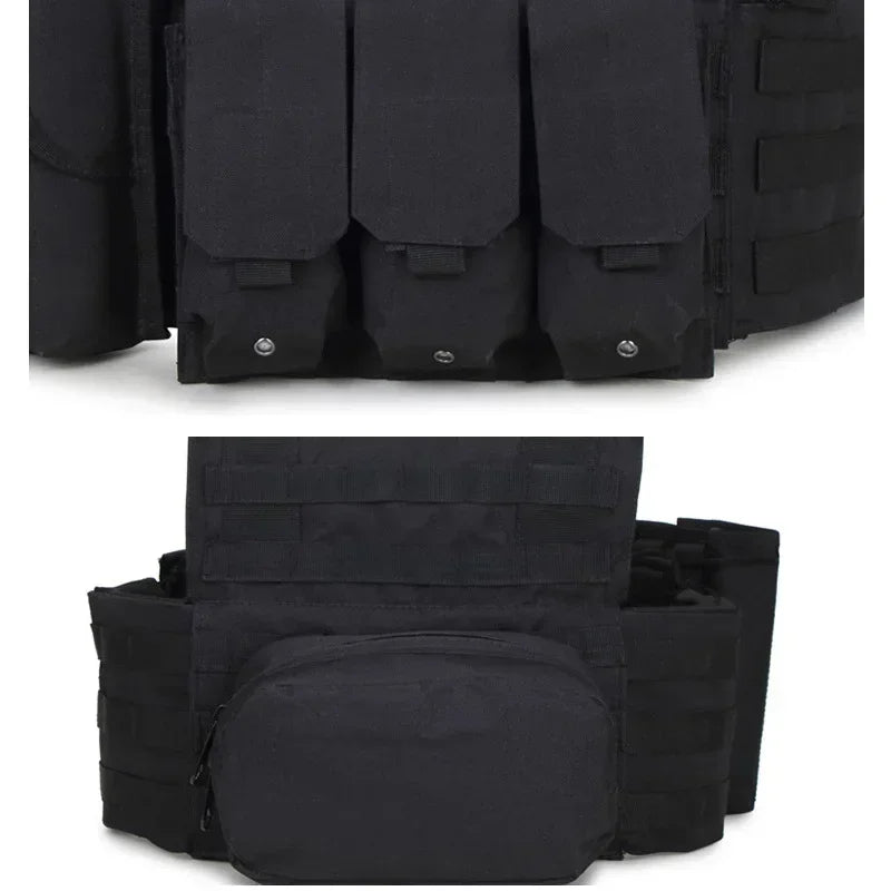 Plate Carrier Tactical Vest Hunting Plate Carrier With Pouch Molle Vest