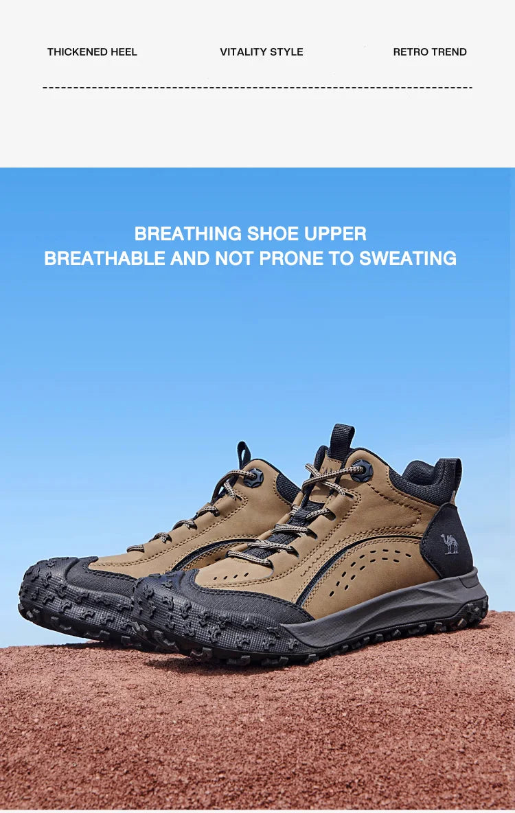 GOLDEN CAMEL Work Shoes Waterproof Outdoor Men's