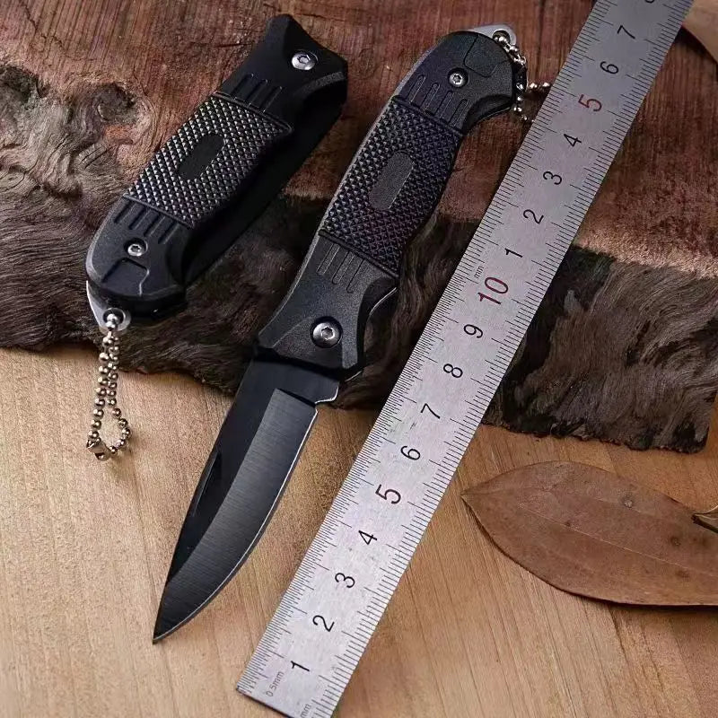 Folding knife outdoor knife high hardness stainless steel outdoor non-slip camping knife carry portable pocket knife