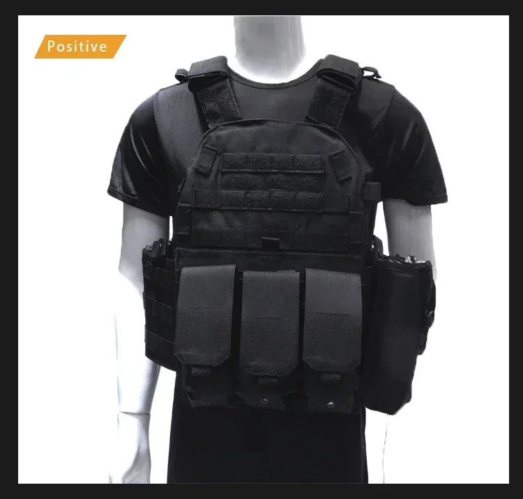 Plate Carrier Tactical Vest Hunting Plate Carrier With Pouch Molle Vest