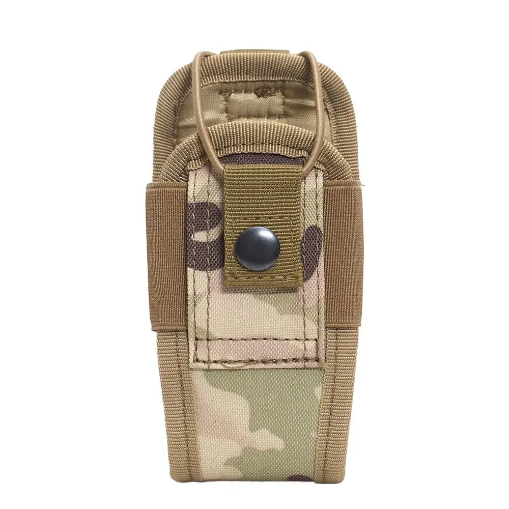 Camouflage Walkie Talkie Bag Radio Holder Case Belt Pouch Molle Radio Holster Pouch Heavy Duty Radios Pouch Bag