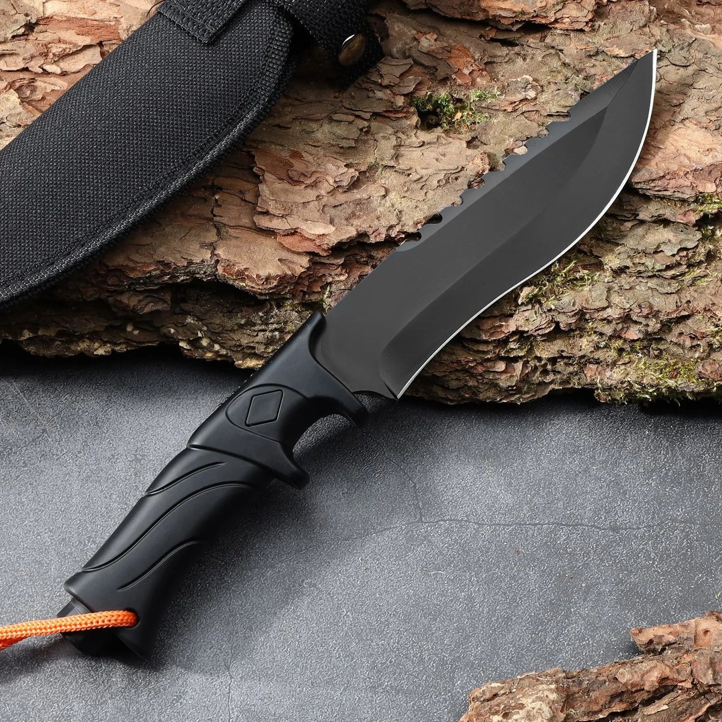 Outdoor Knife Straight Knife Defense Carry Mini Knife Field Portable Meat Eater Knife Camping Fishing Sharp Fruit Knife