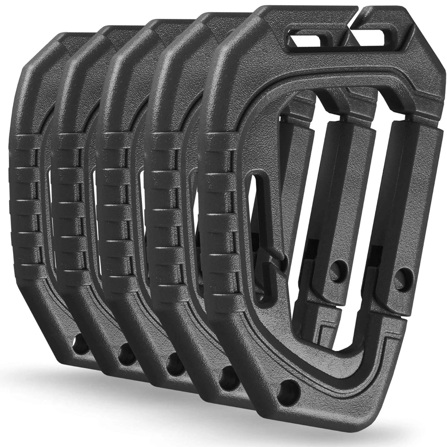 5Pcs Plastic Tactical Carabiners