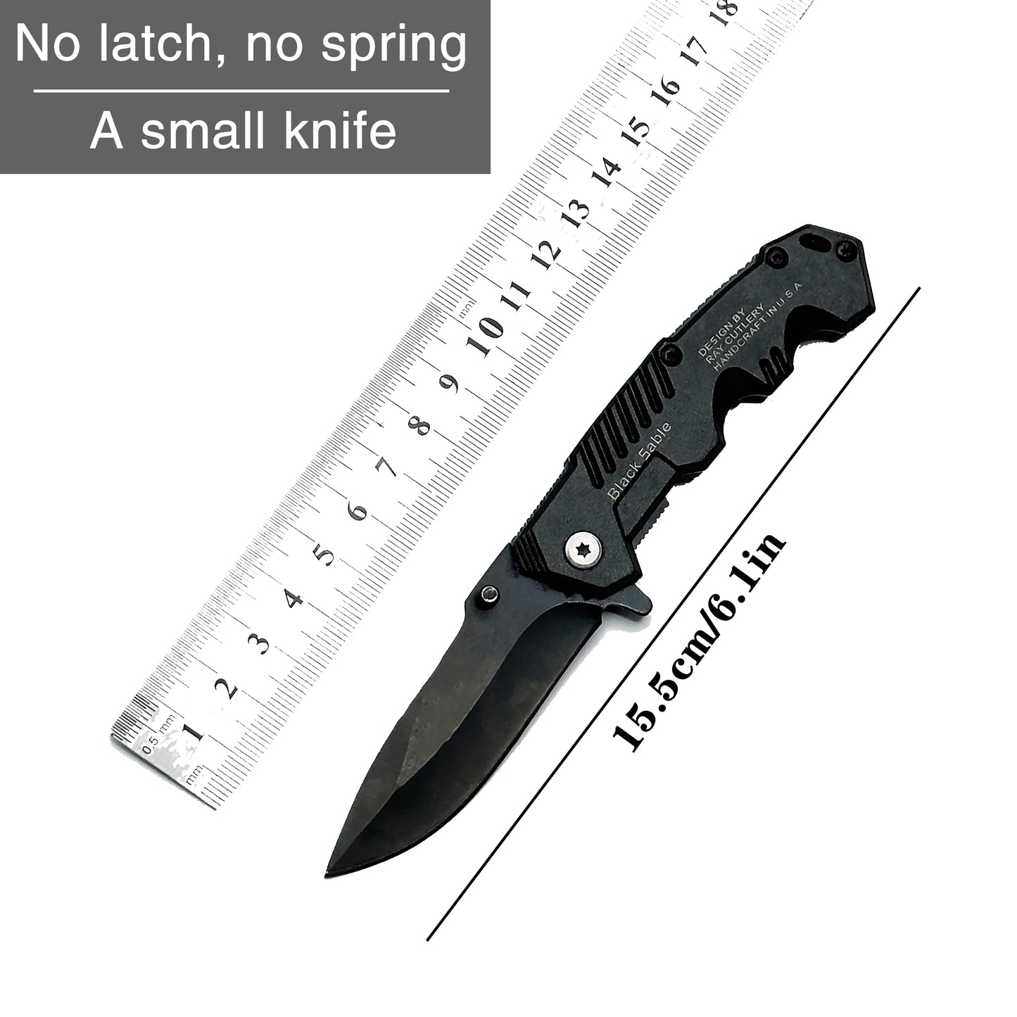 Portable Multifunctional Folding Survival Knife with Sharp Pocket Knife Suitable for Outdoor Camping and Wilderness Survival