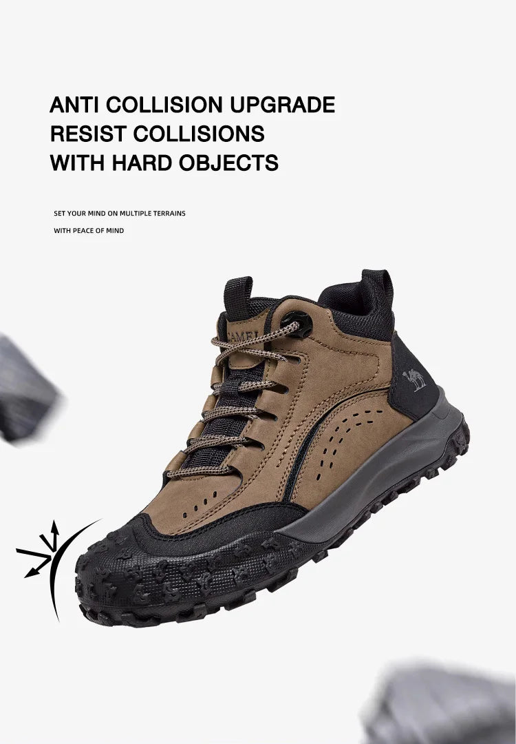 GOLDEN CAMEL Work Shoes Waterproof Outdoor Men's