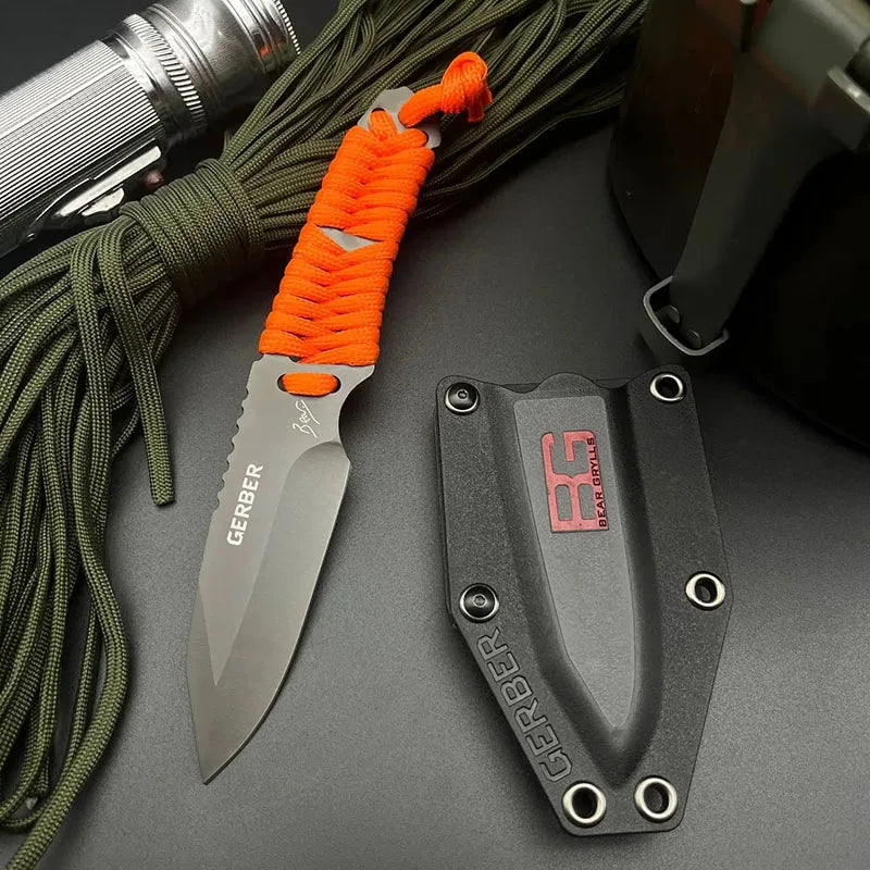 Camping High-Hardness Tactical Knife, Sharp Cutting Knife, Outdoor Multi-purpose Knife