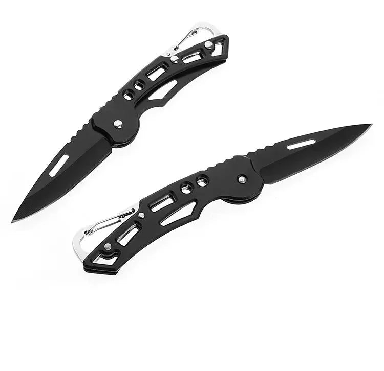 Folding Pocket Knife Stainless Steel Survival Hunting Camping Fishing Portable Fruit Carrying Key Outdoor Tools To Send Ropes