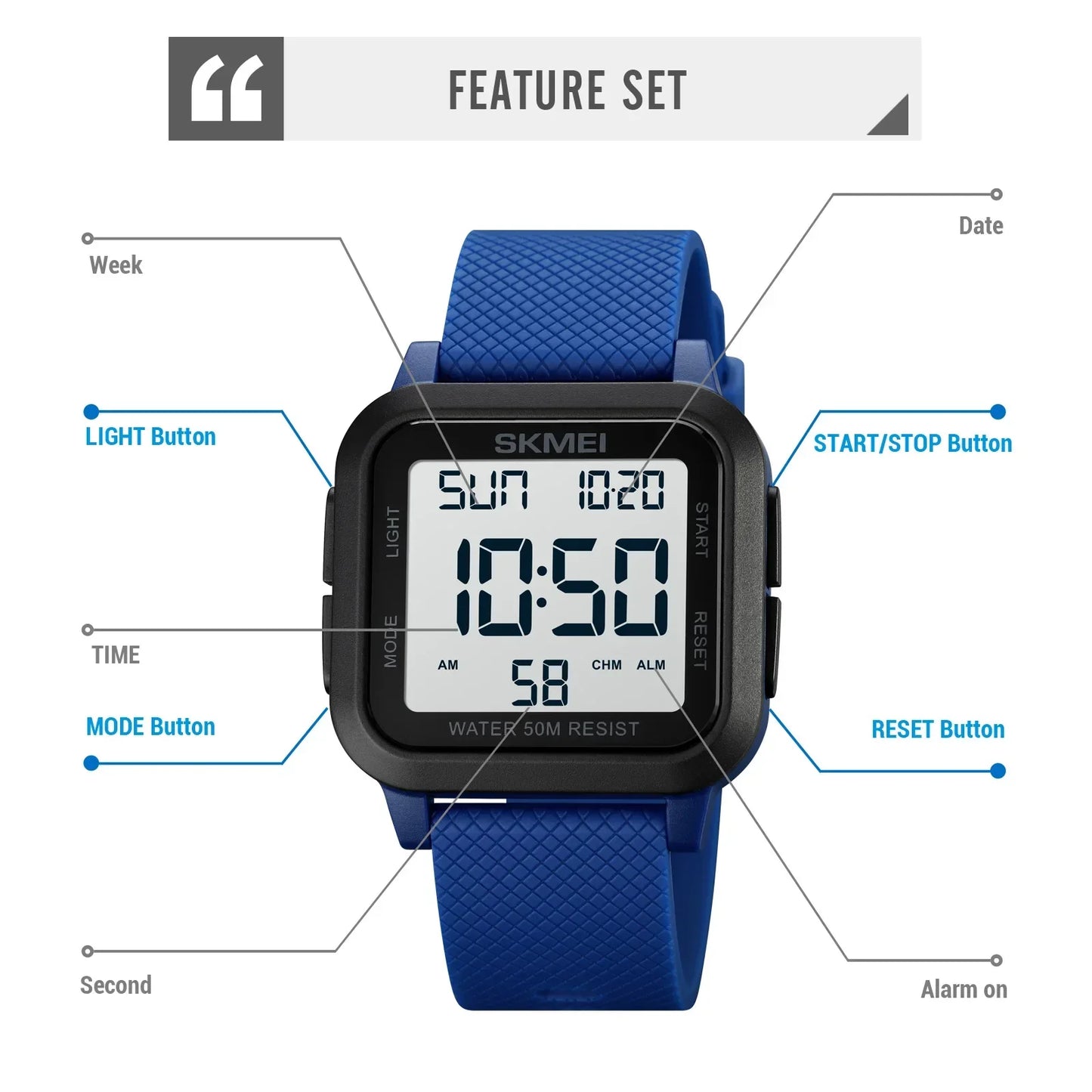 SKMEI Waterproof watch