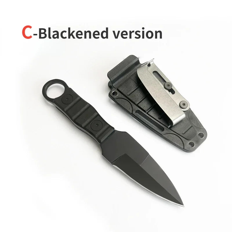 2024 products: Outdoor small straight knife, high hardness survival knife, camping EDC portable,utility knife +K sheath